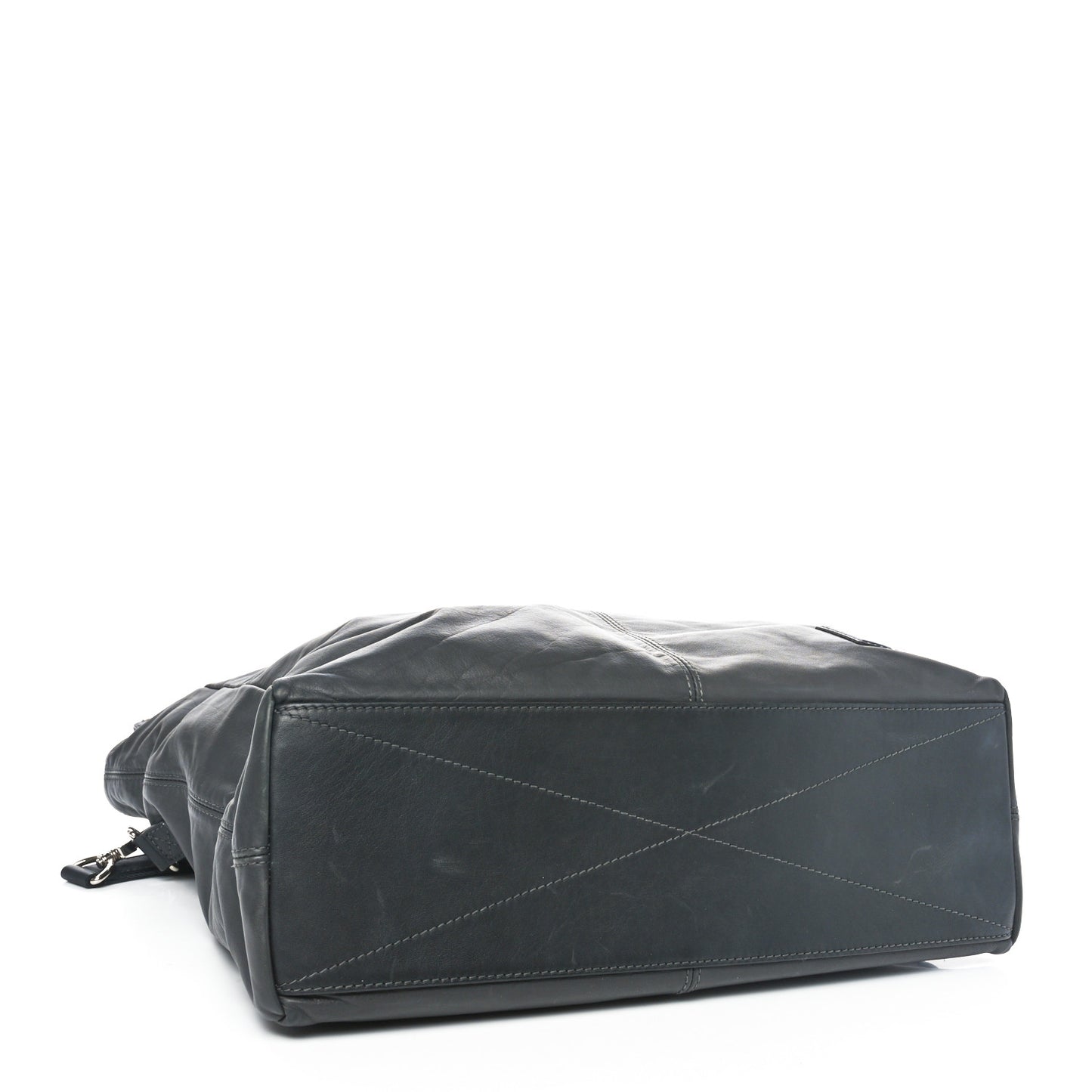 Calfskin Cross V Messenger Asphalt