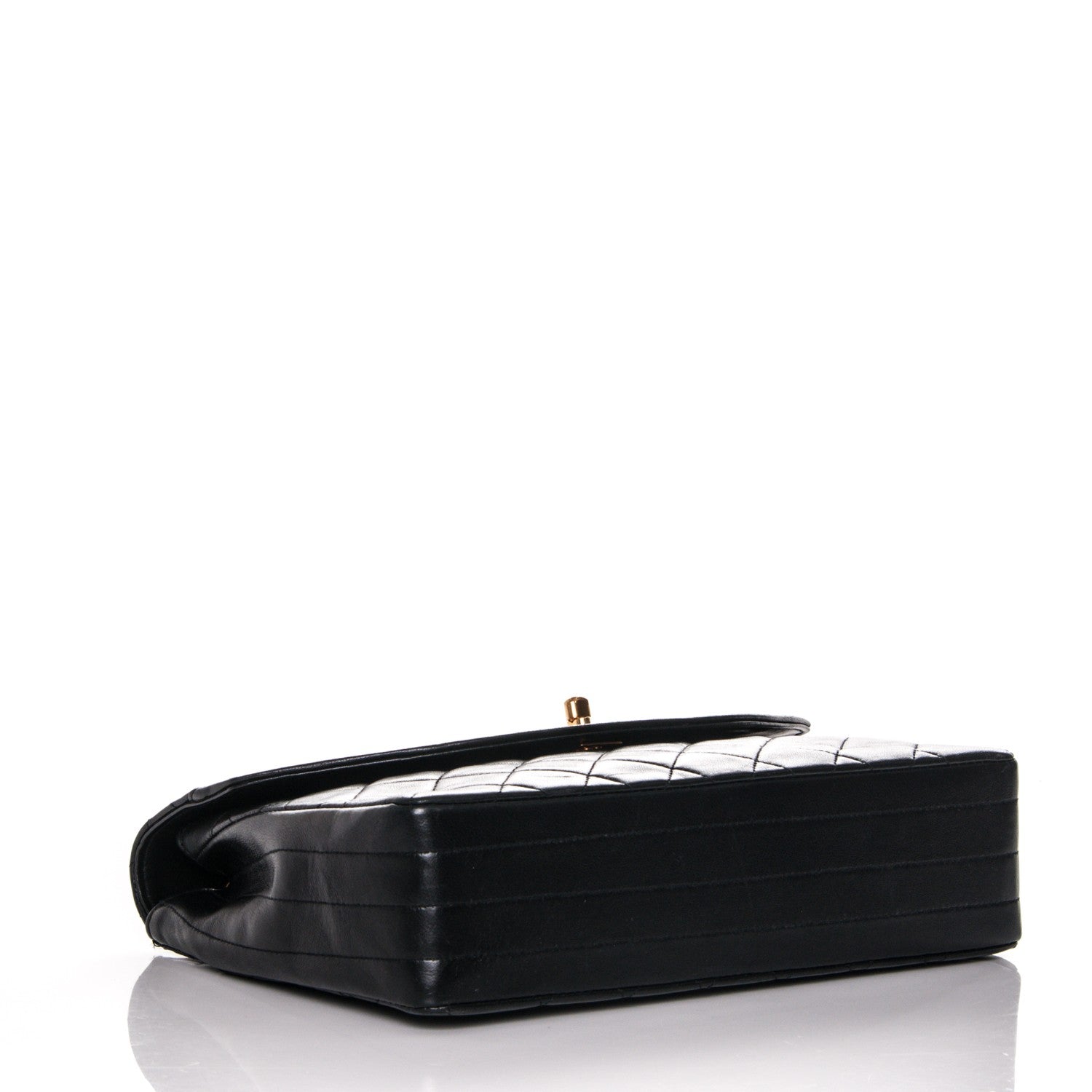 Chanel Lambskin Quilted Medium Single Flap Black 4 of 8