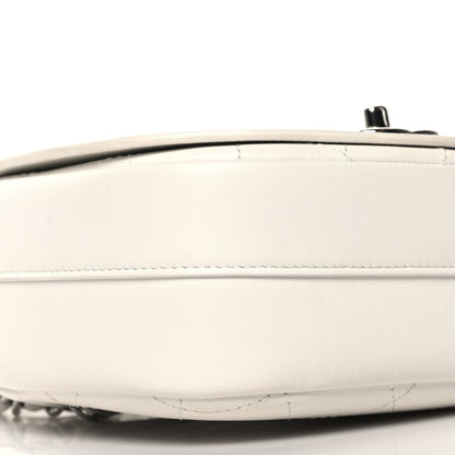Chanel Calfskin Stitched Small Ring My Bag Flap Crossbody White 9 of 13
