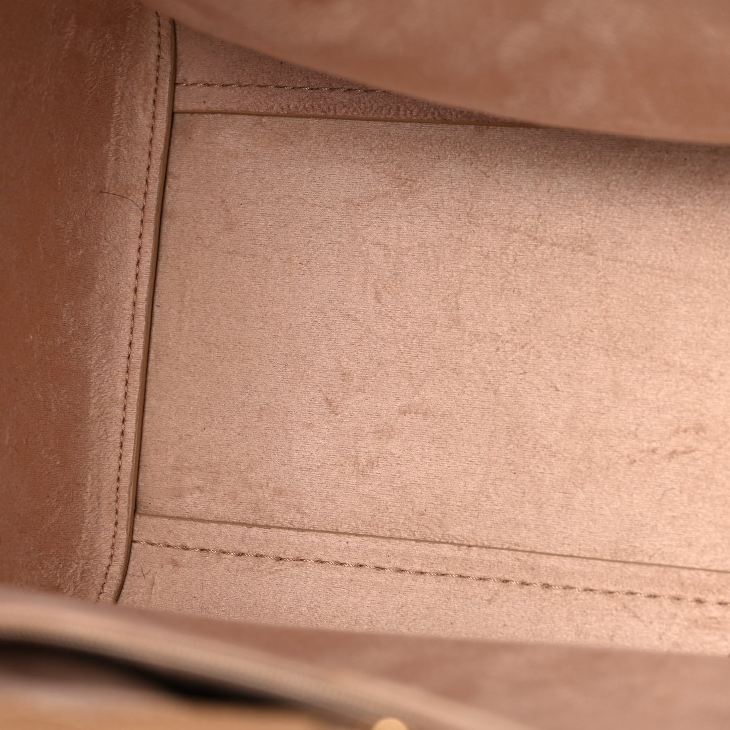 Caviar Small Studded Deauville Tote Beige
