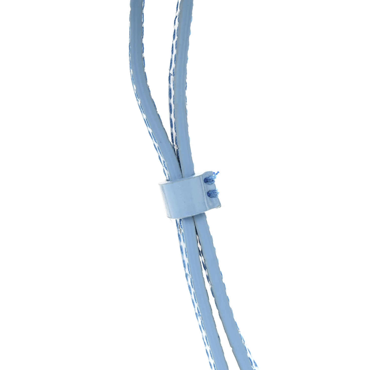 Jacquemus Calfskin Crocodile Embossed Le Bambino Blue 10 of 10