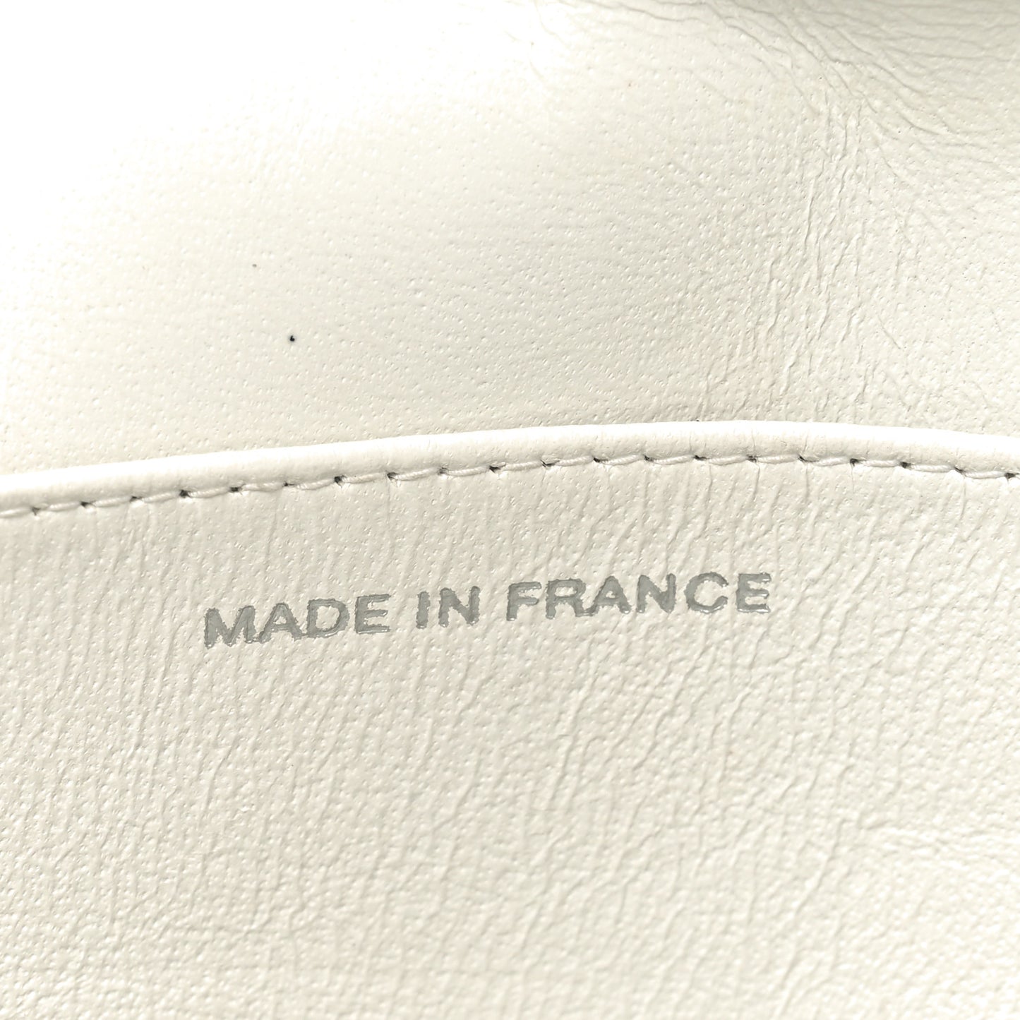 Caviar CC Shoulder Bag White