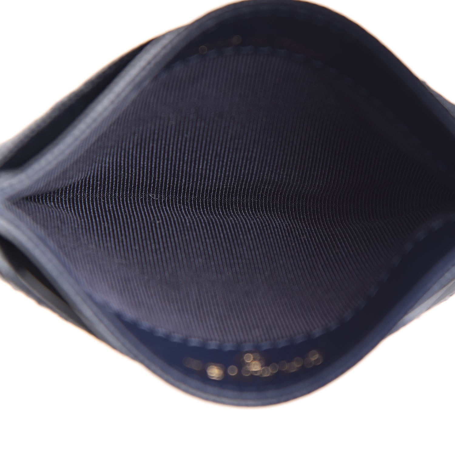 Chanel Caviar Quilted Card Holder Blue 5 of 9