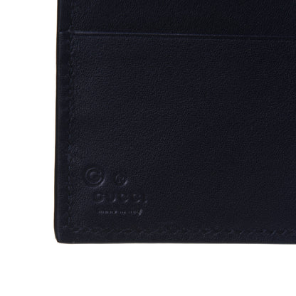 Gucci Microguccissima Bi-Fold Wallet Navy Blue 6 of 12