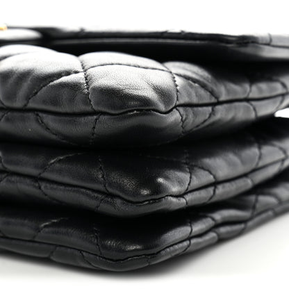Chanel Lambskin Quilted Small Pillow Crush Flap Black 10 of 11