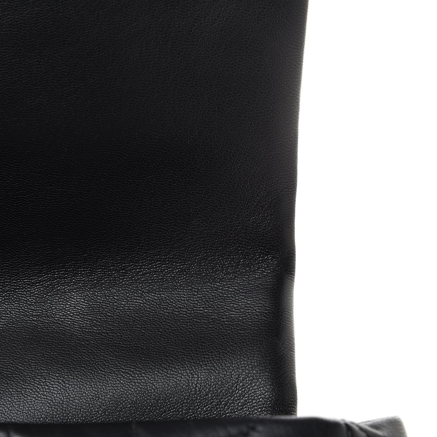 Goatskin Quilted Maxi 19 Flap Black