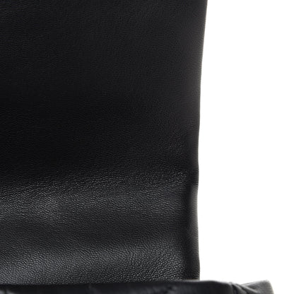Chanel Goatskin Quilted Maxi 19 Flap Black 10 of 12
