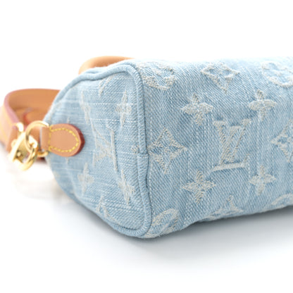 Louis Vuitton Monogram Denim Nano Speedy Sky Blue 8 of 10