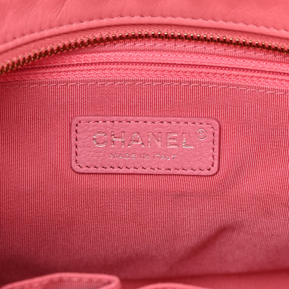 Chanel Aged Calfskin Quilted Small Gabrielle Logo Hobo Rose 6 of 12