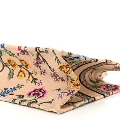 Christian Dior Raffia Embroidered Petites Fleurs Medium Book Tote Natural 10 of 10