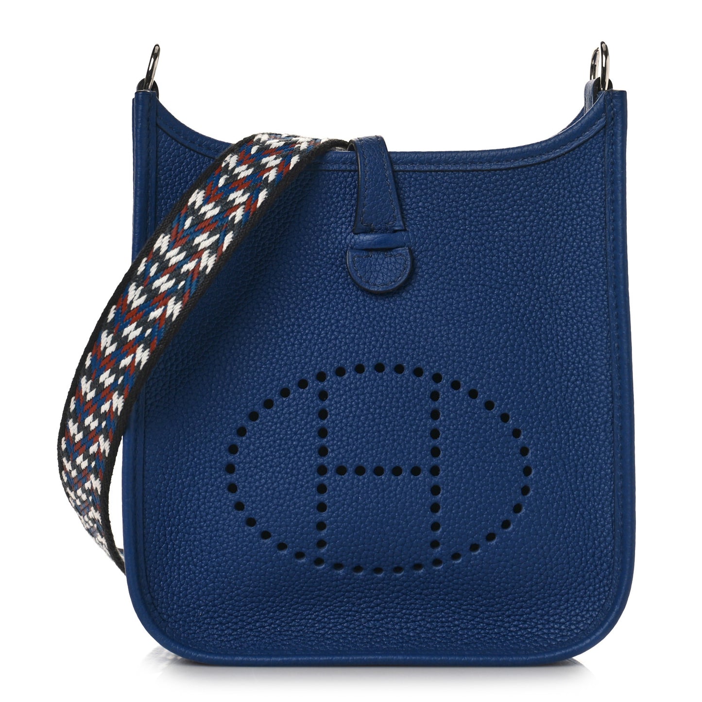 Taurillon Clemence Zigzag Evelyne TPM Bleu Saphir Bleu Zellige Indigo Black