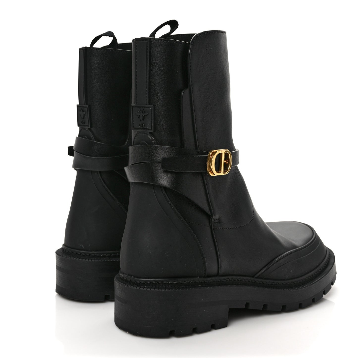 Calfskin Empreinte Ankle Boot 38 Black