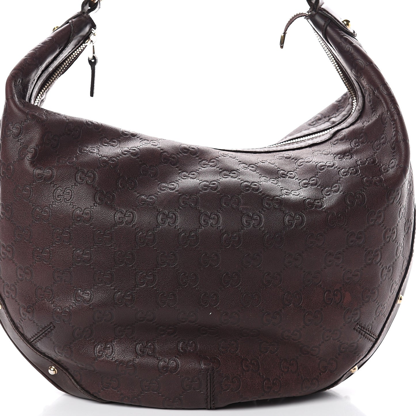 Guccissima Hobo Dark Brown