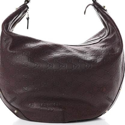 Gucci Guccissima Hobo Dark Brown 6 of 8