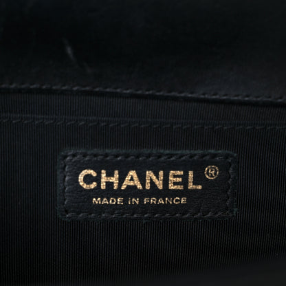 Chanel Lambskin Quilted Medium Boy Flap Black 6 of 10