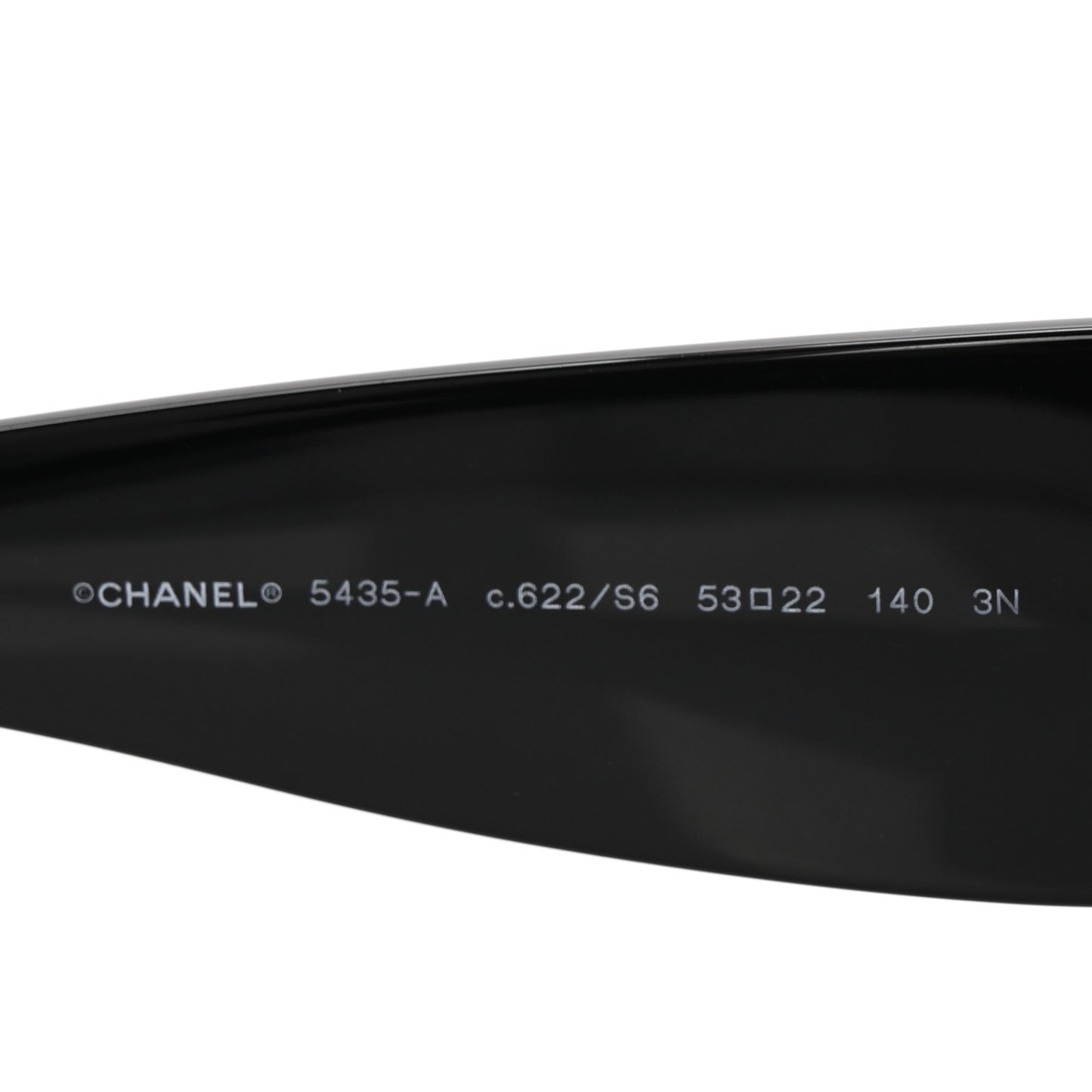 Acetate Rectangle Sunglasses 5435 Black