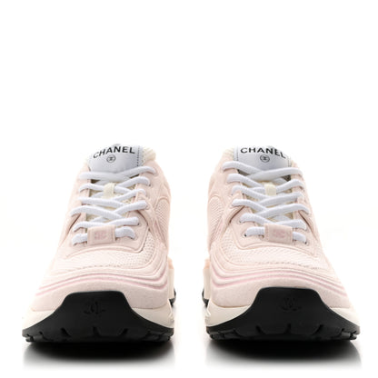 Chanel Fabric CC Womens Sneakers 37 Light Pink 2 of 9