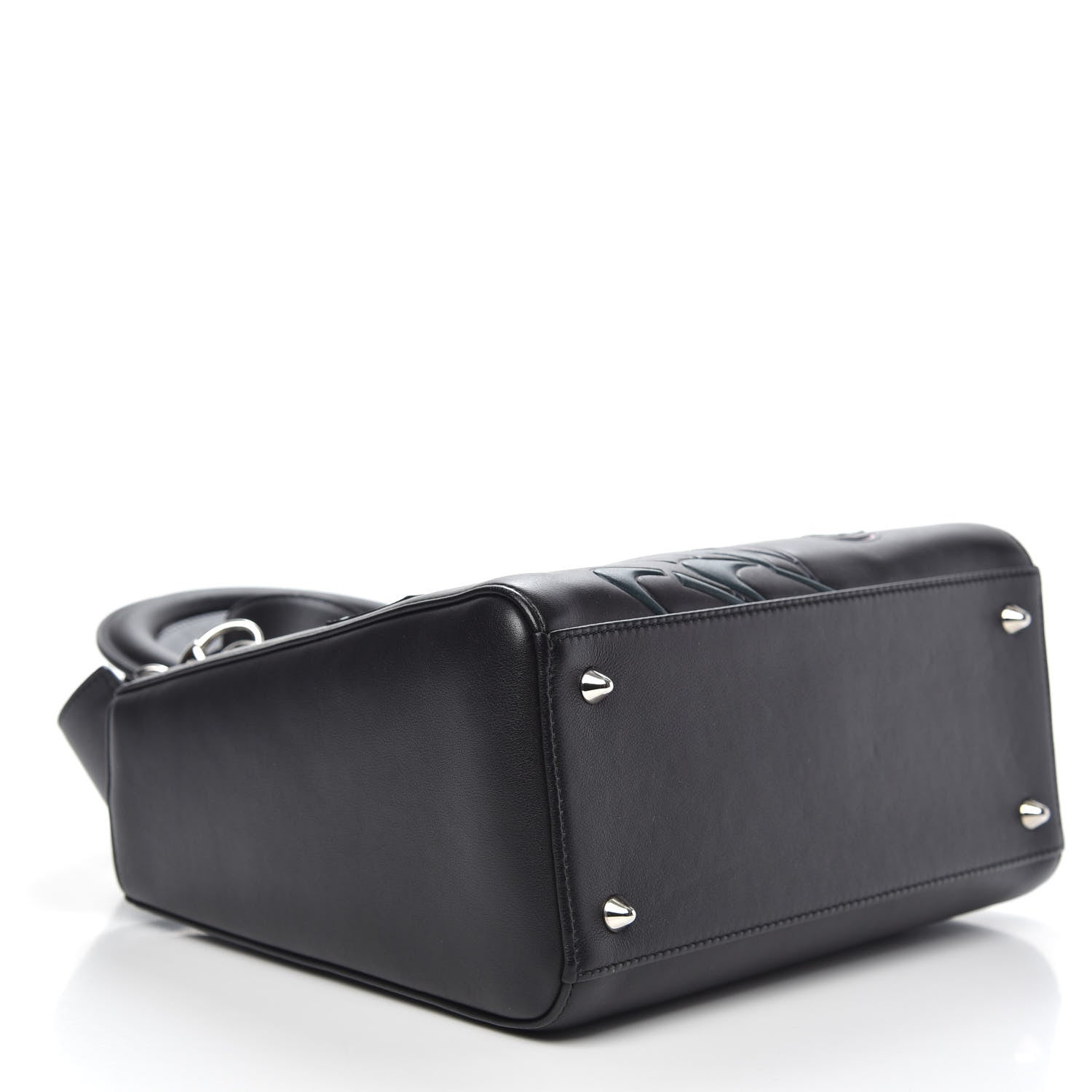 Christian Dior Calfskin Paradise Medium Lady Dior Black 5 of 13
