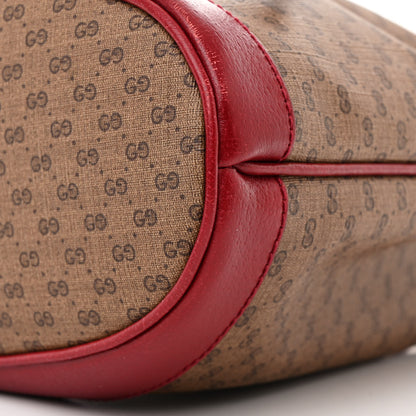 Gucci X DORAEMON Vintage GG Supreme Monogram Small Bucket Bag Beige Cherry Red 10 of 13
