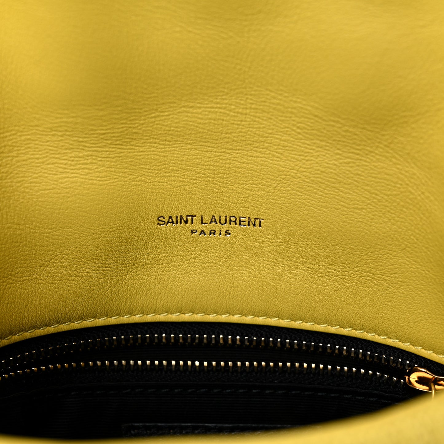 Canvas Quilted Toy Loulou Puffer Monogram Chain Satchel Jaune Citron