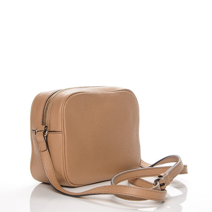 Gucci Pebbled Calfskin Small Soho Disco Bag Camelia 3 of 6