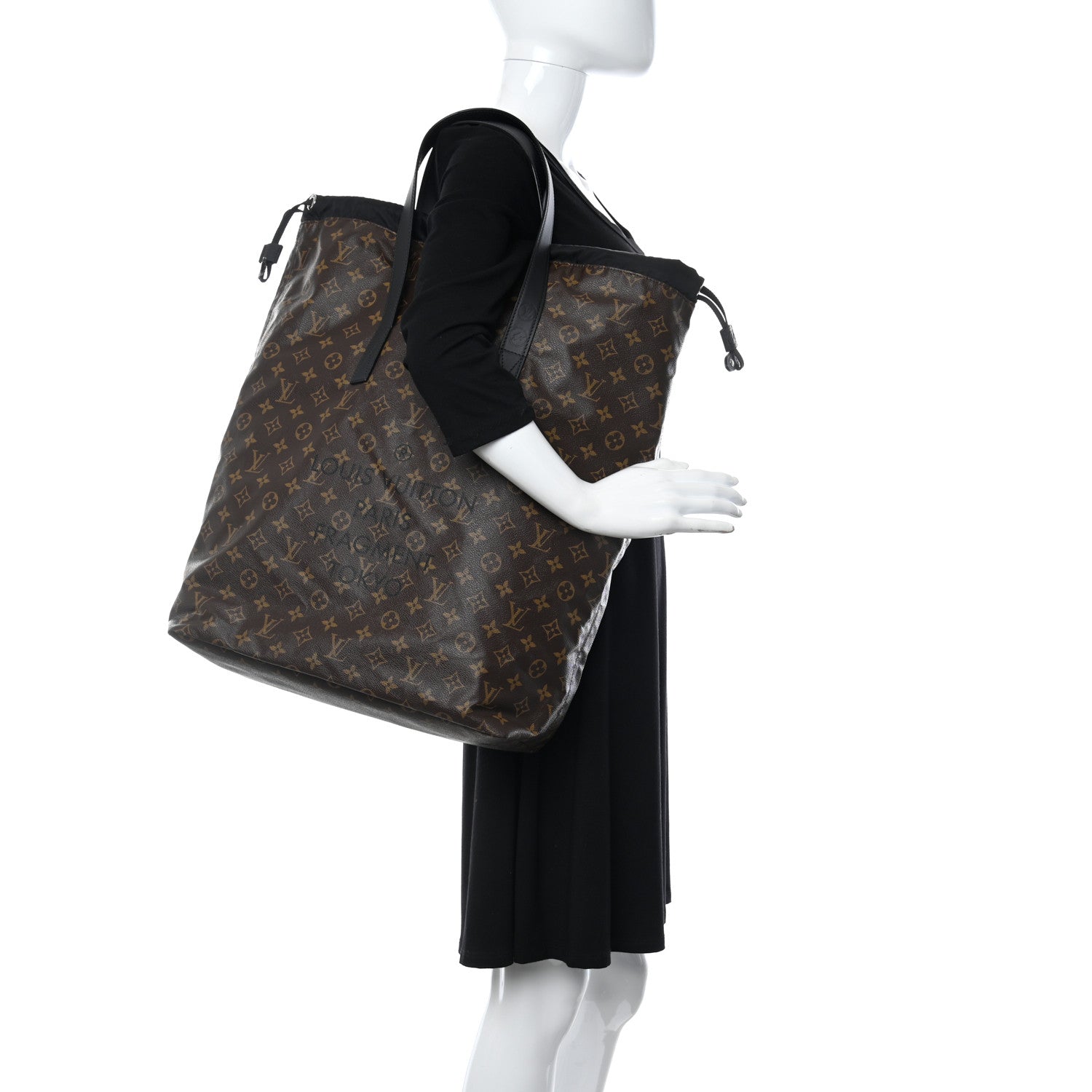 Louis Vuitton Monogram Macassar Fragment Cabas Light 2 of 10