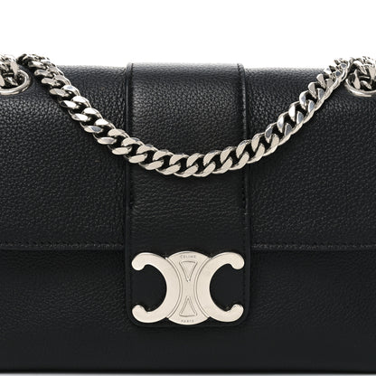 Celine Supple Calfskin Teen Victoire Black 7 of 9