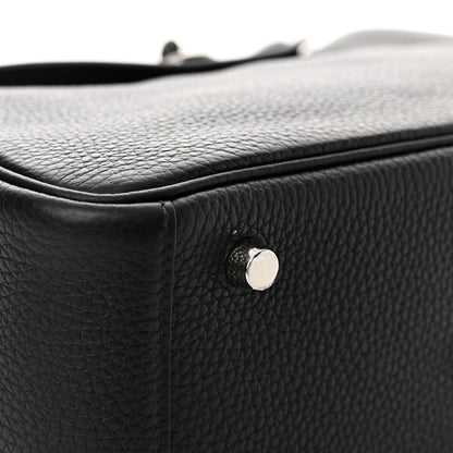 Hermes Taurillon Clemence Lindy 26 Black 11 of 12
