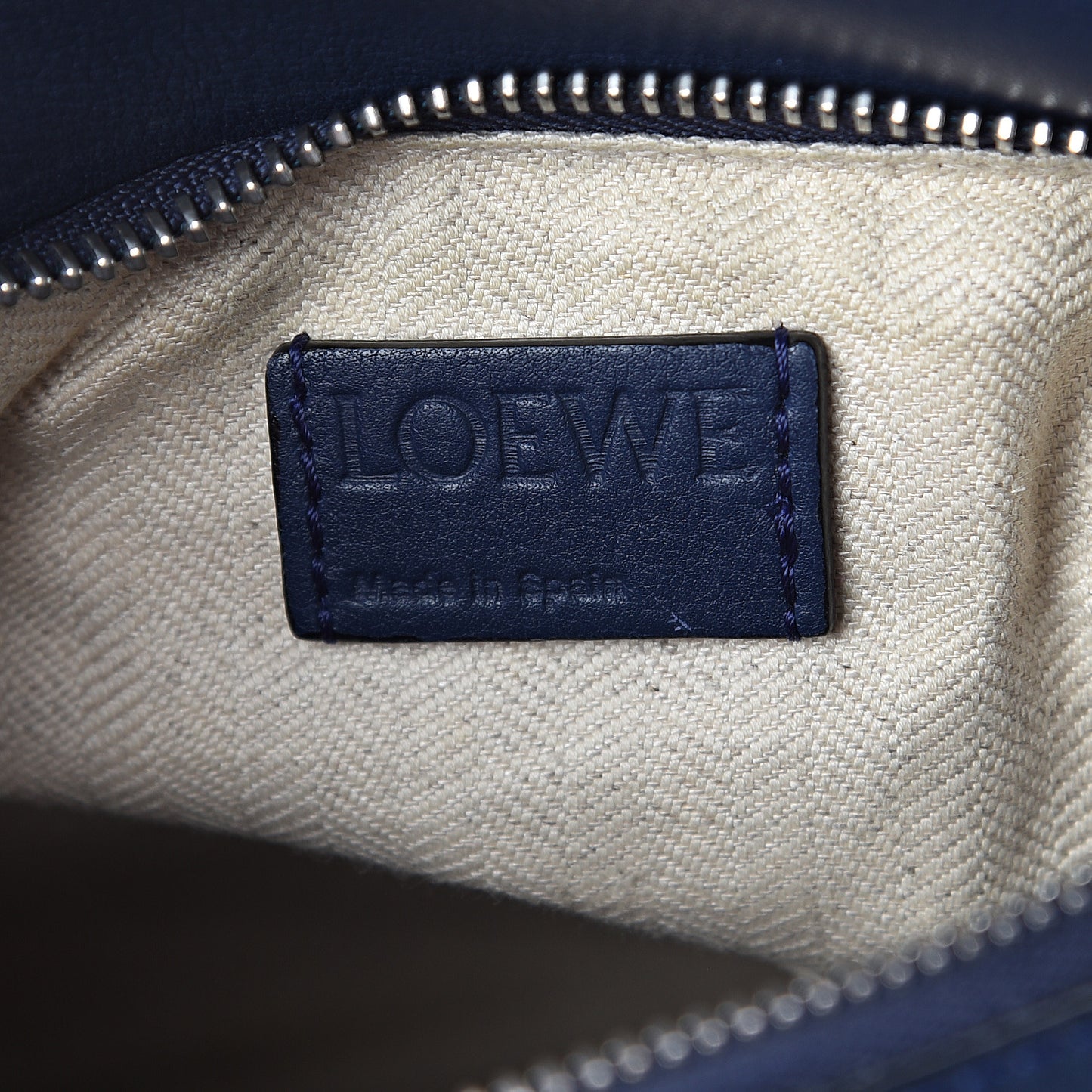 Calfskin Small Puzzle Bag Navy