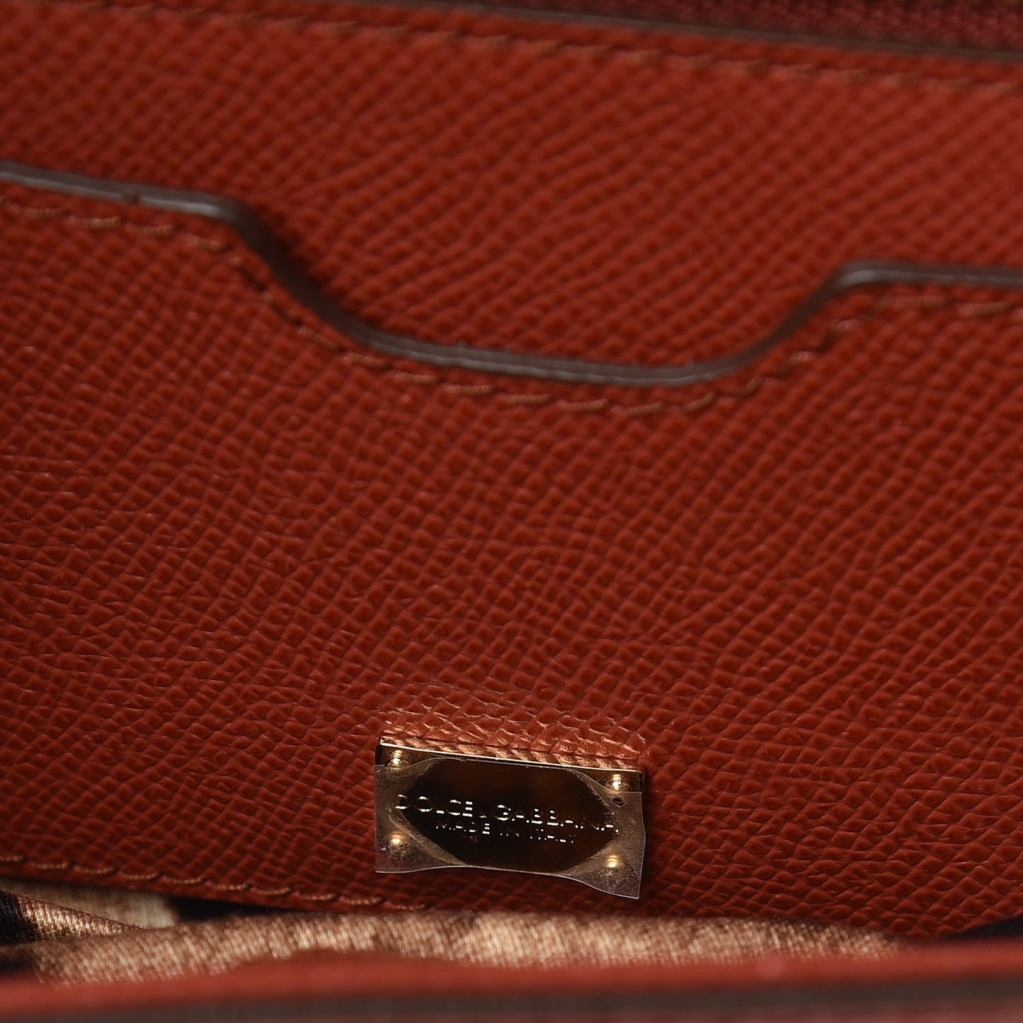 Dauphine Large Miss Sicily Satchel Dark Orange
