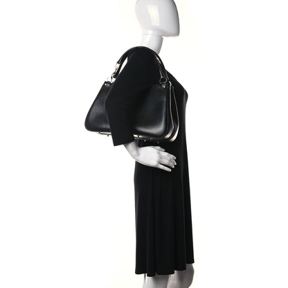 Christian Dior Coated Canvas Crystal Hardcore Shoulder Bag Black 2 of 14