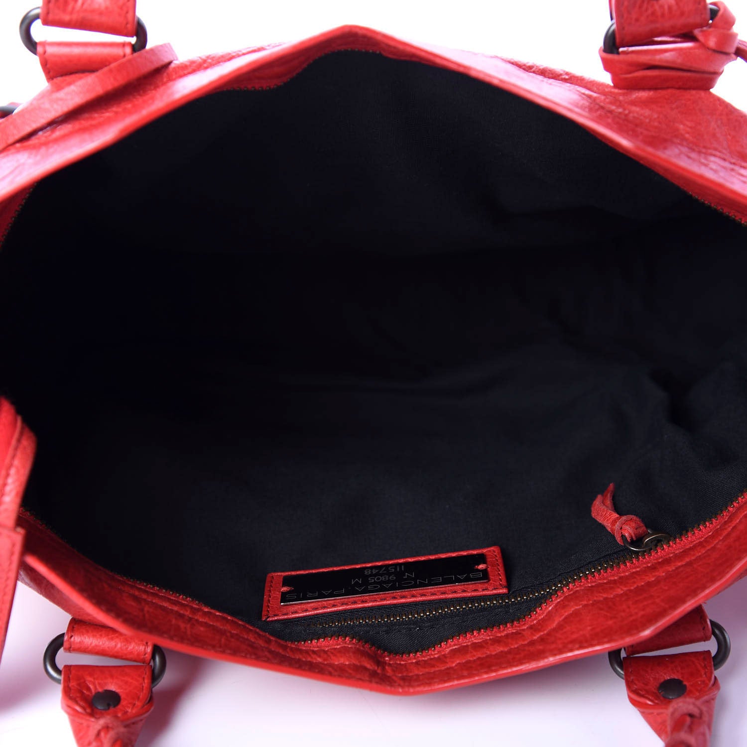 Balenciaga Agneau Classic Hardware City Rouge Coquelicot 4 of 8