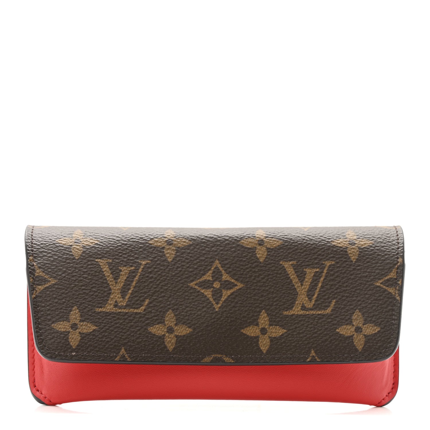 Louis Vuitton Monogram Woody Sunglass Case Rouge 1 of 9