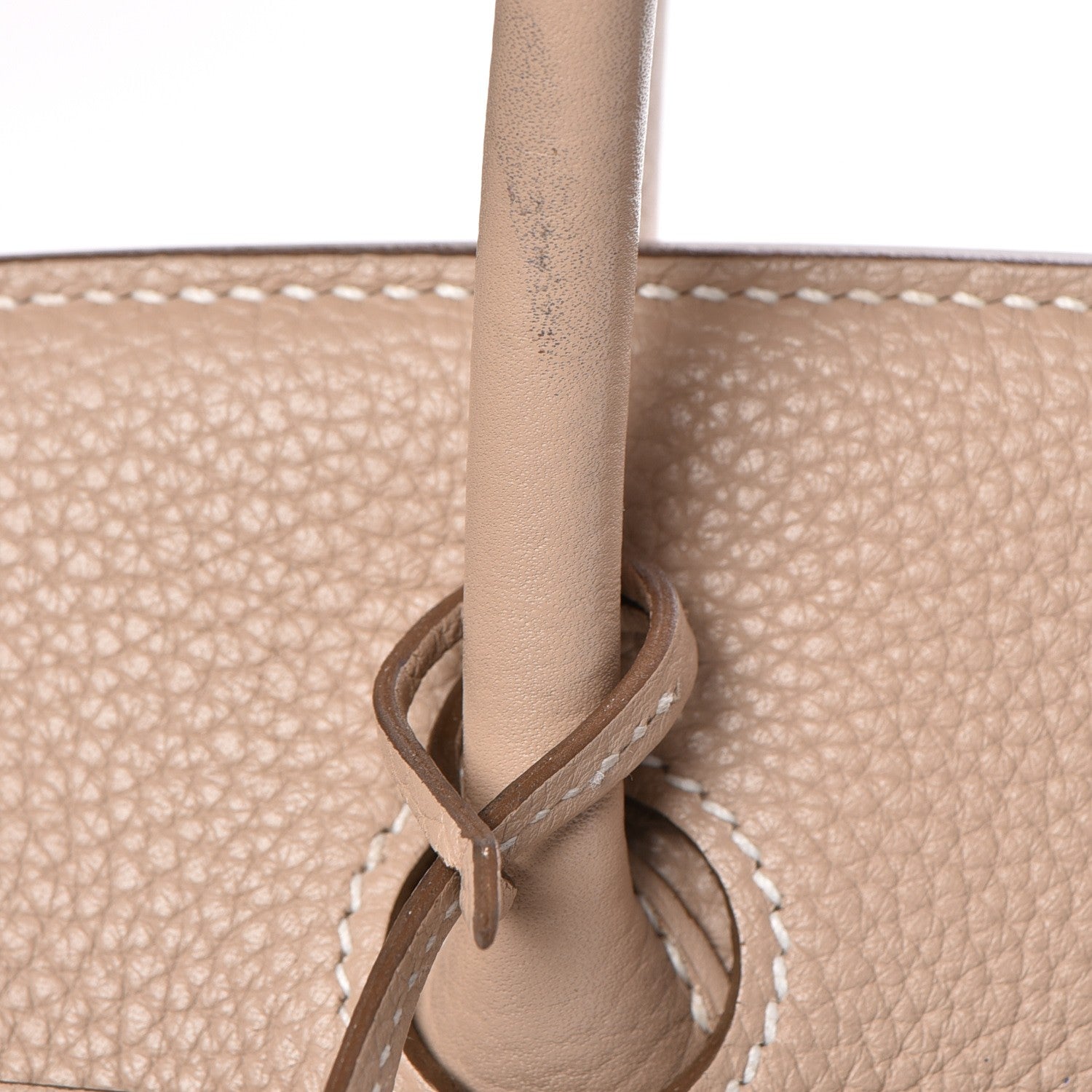 Hermes Taurillon Clemence Birkin 35 Argile 16 of 33