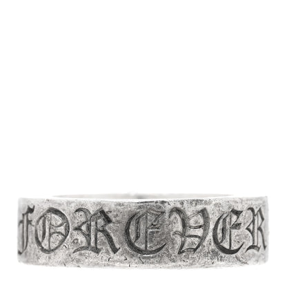 Chrome Hearts Sterling Silver Cross CH Forever Spacer Ring 49 5 1 of 5
