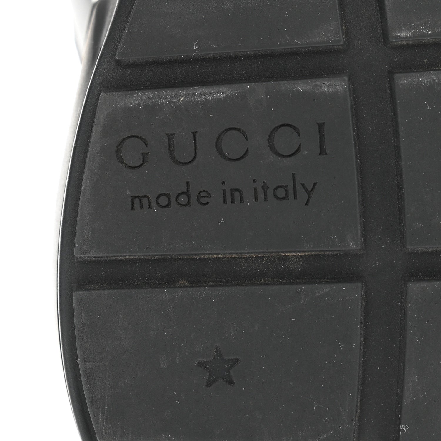 Gucci Dali Soft Calfskin Cut Out Interlocking G Womens Rhyton Sneakers 37 Black Ivoire 8 of 11