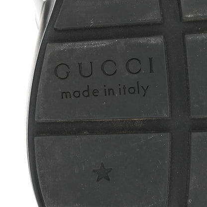 Gucci Dali Soft Calfskin Cut Out Interlocking G Womens Rhyton Sneakers 37 Black Ivoire 8 of 11
