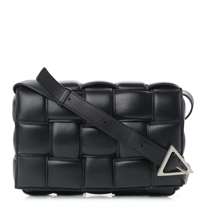 Bottega Veneta Nappa Maxi Intreccio Padded Cassette Crossbody Bag Black 1 of 12