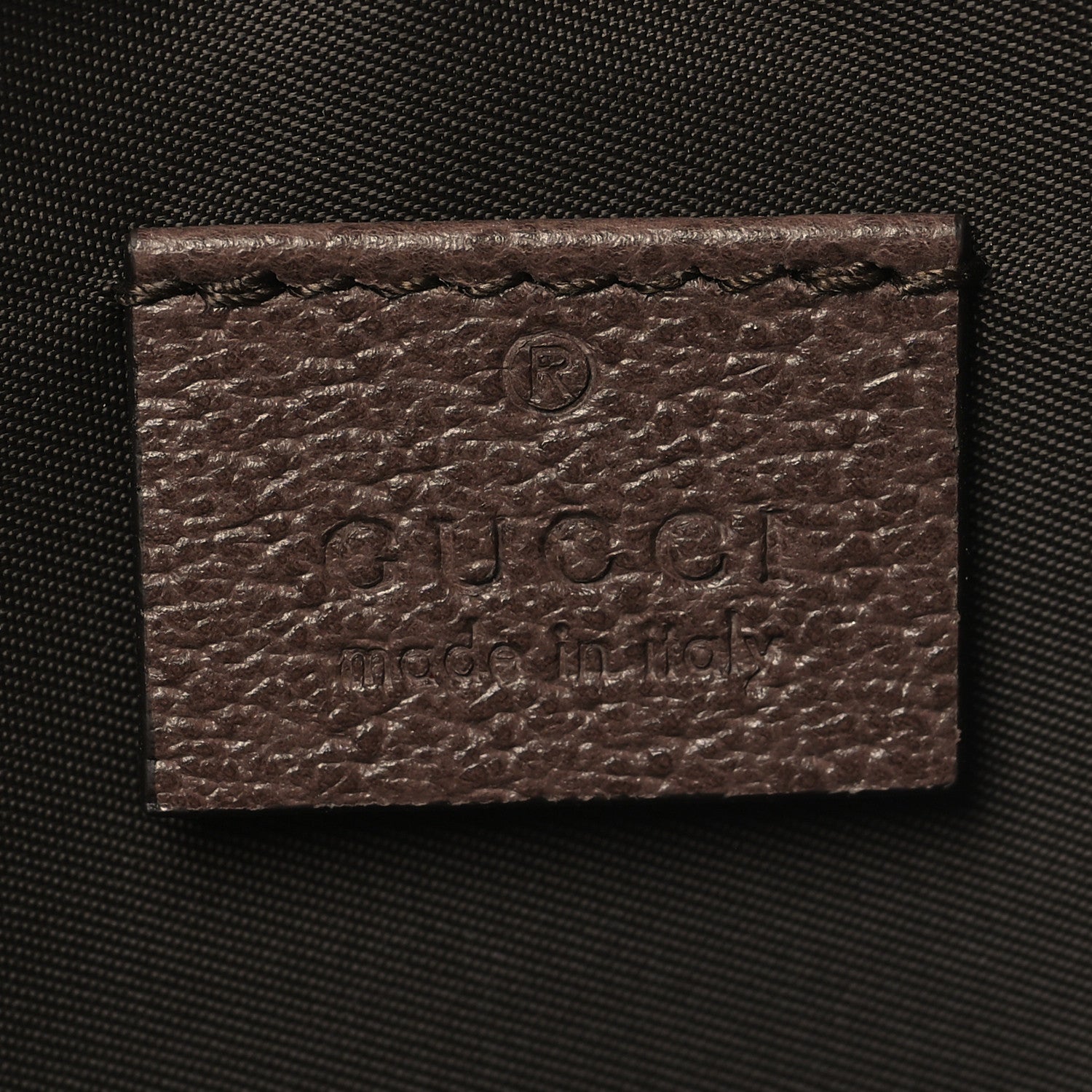 Gucci GG Supreme Monogram Textured Calfskin Web Large Ophidia Cosmetic Case Beige Ebony New Acero 6 of 7