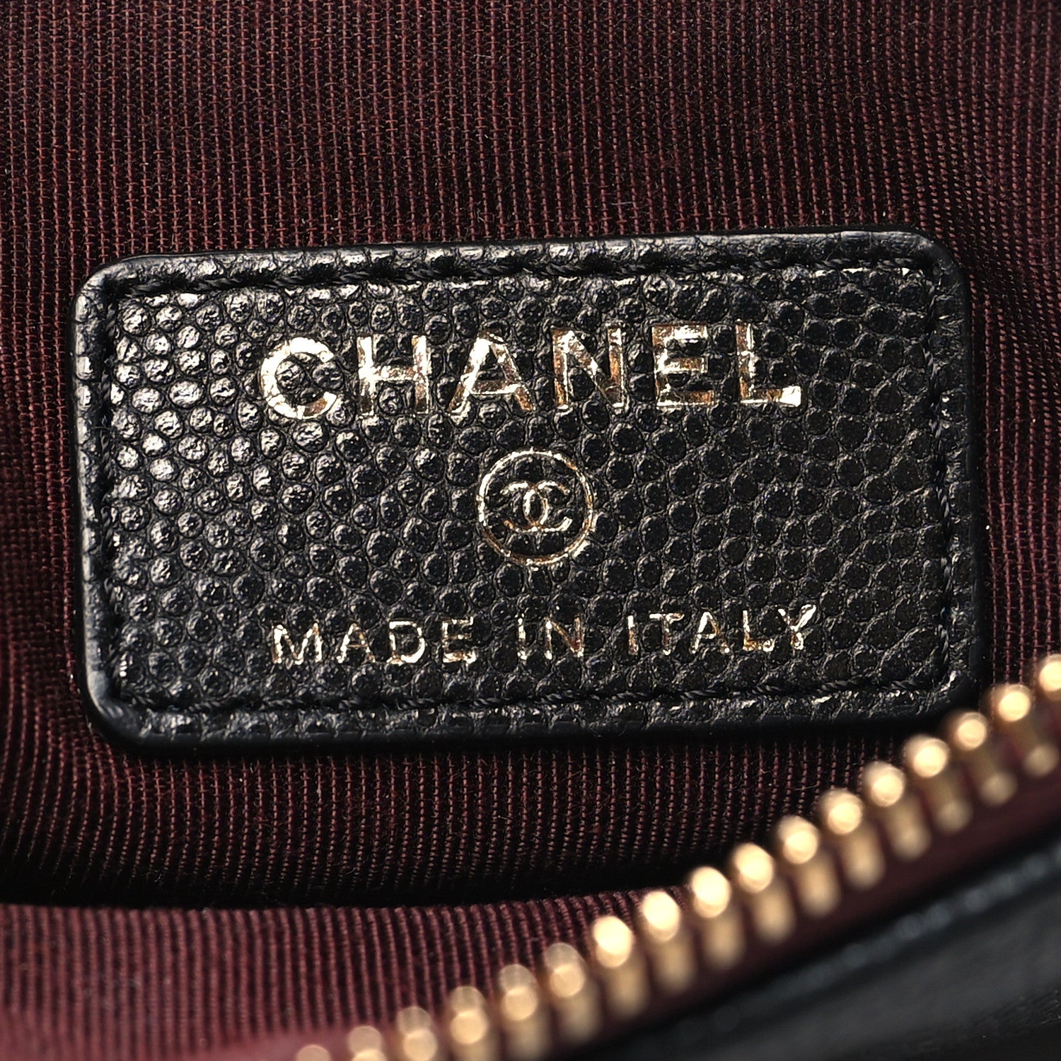 Chanel Caviar Quilted Small Cosmetic Case Black 6 of 8