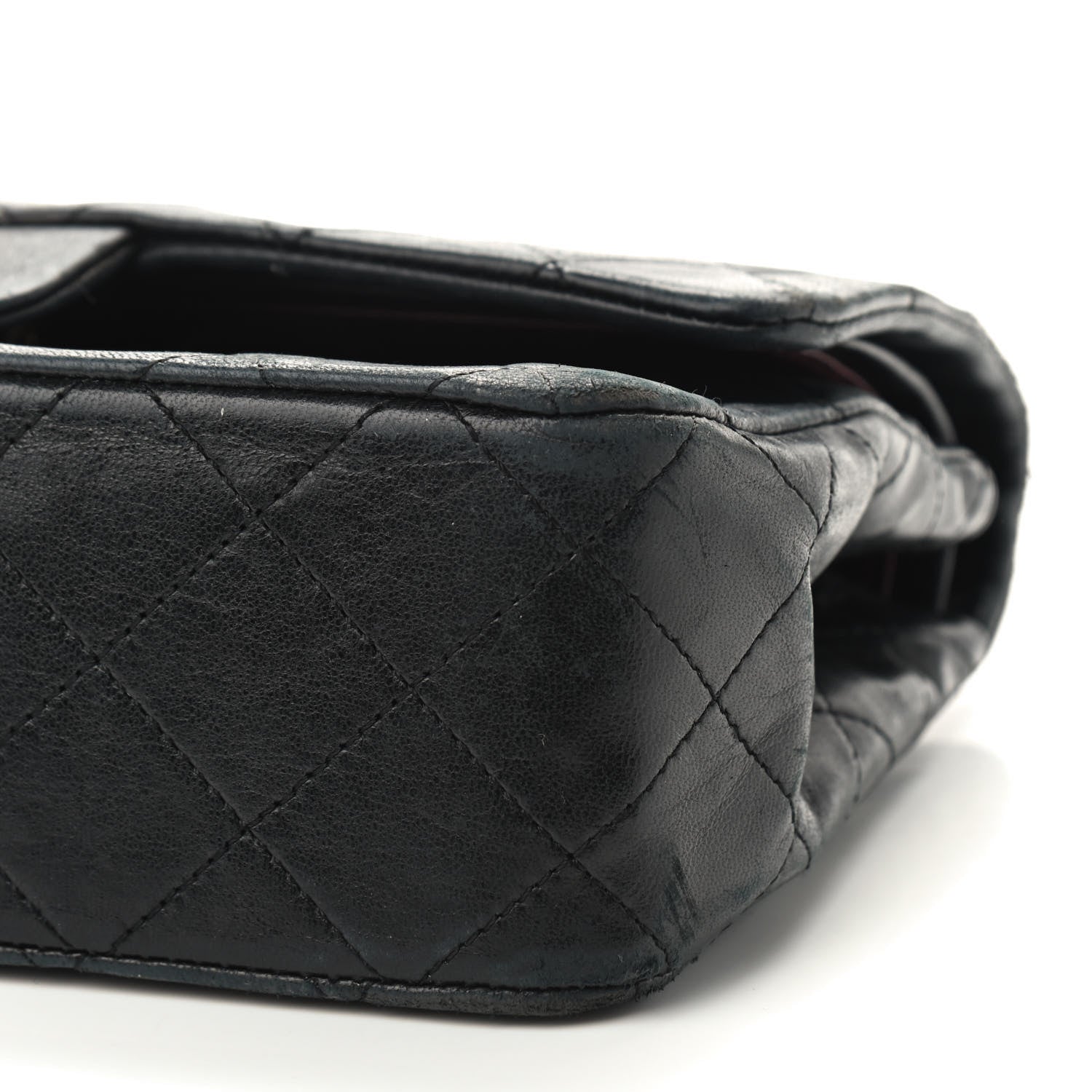 Chanel Lambskin Quilted Small Double Flap Black 10 of 14