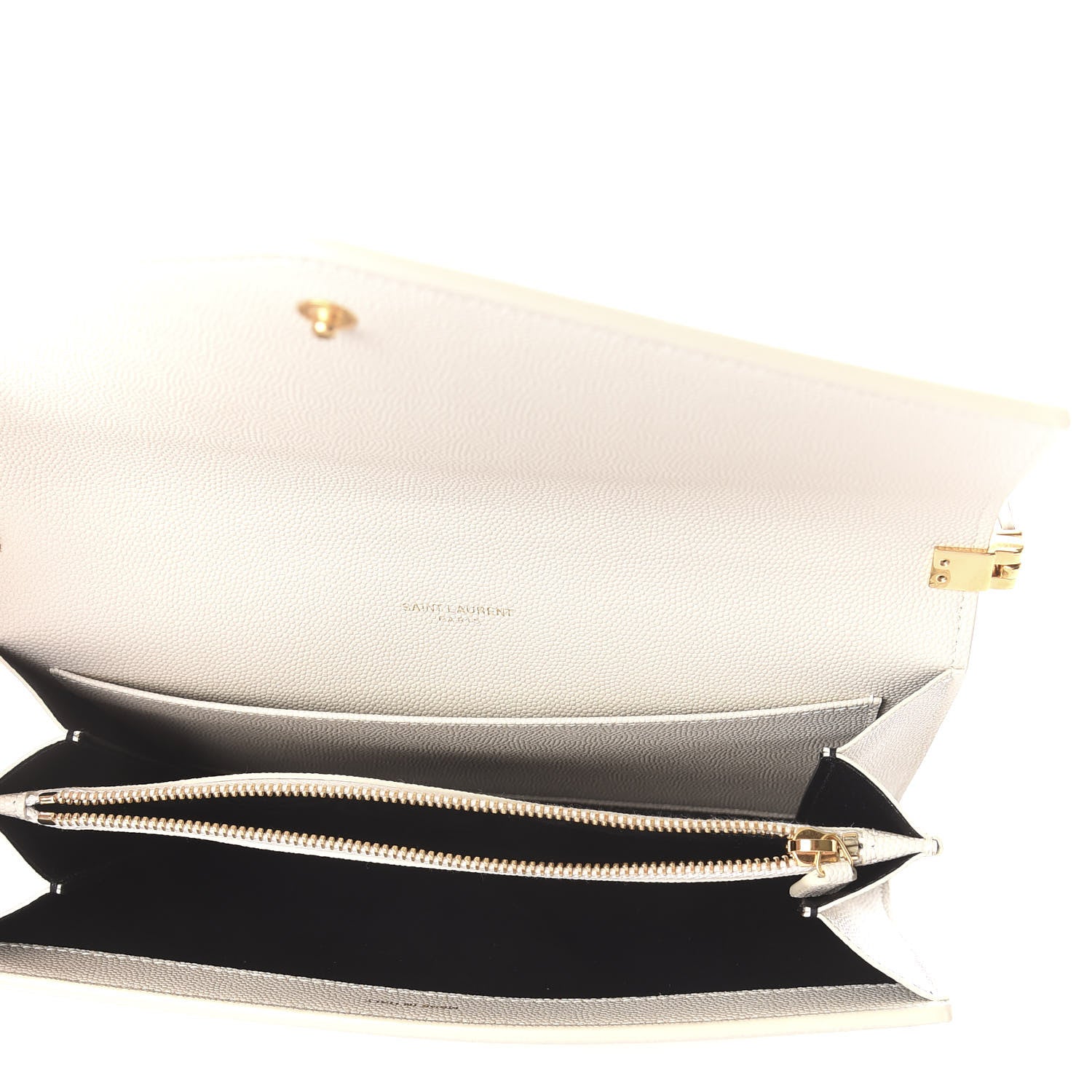 Saint Laurent Grain de Poudre Mini Uptown Crossbody Bag Porcellana 4 of 7