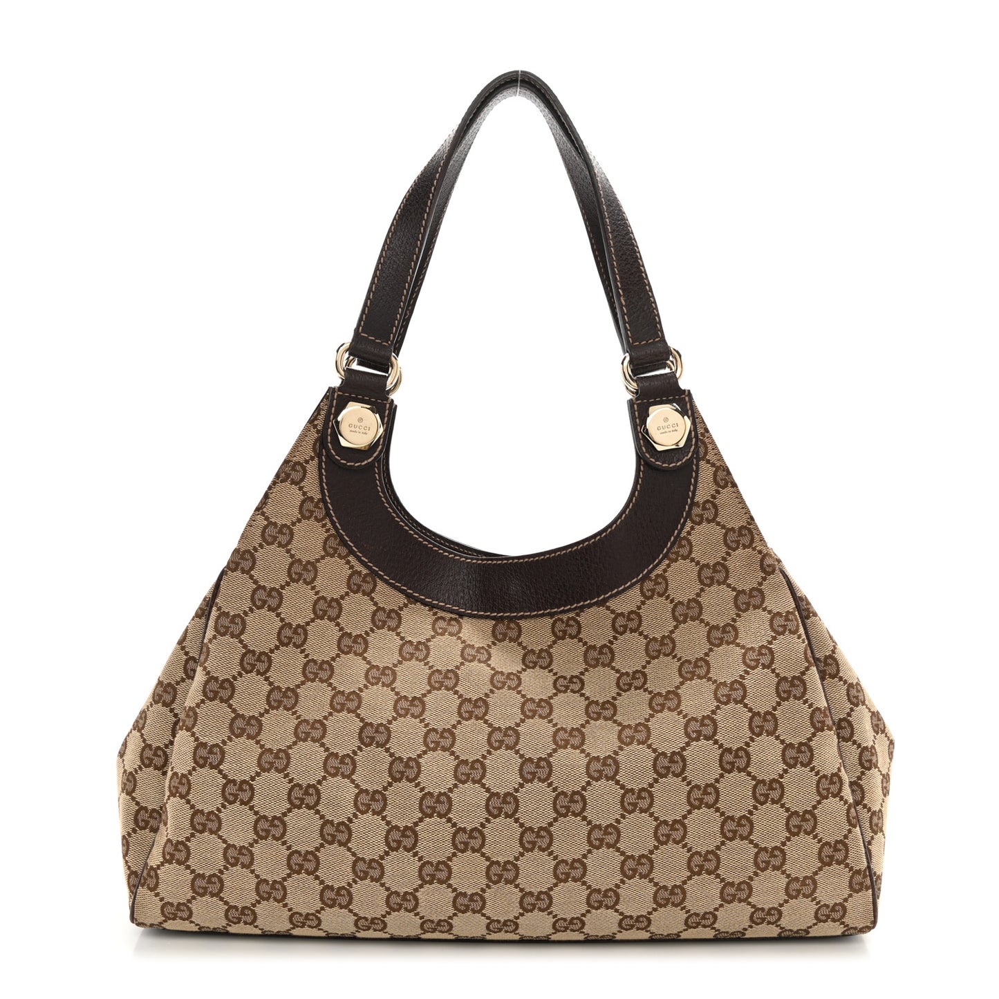 Monogram Medium Charmy Shoulder Bag Dark Brown