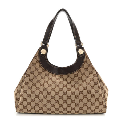 Gucci Monogram Medium Charmy Shoulder Bag Dark Brown 1 of 8