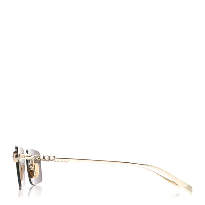 Gucci Rectangular Frame GG1941S Sunglasses Light Gold 3 of 7