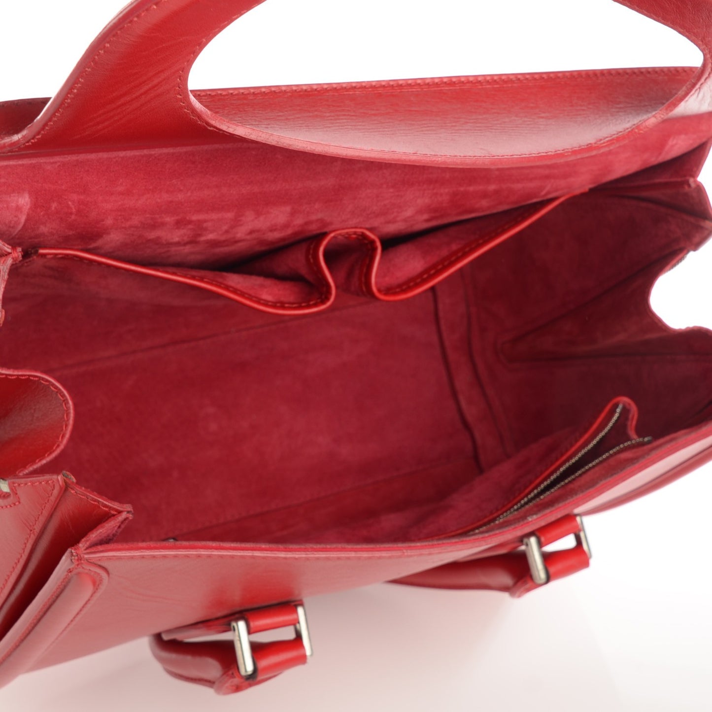 Calfskin Small Heroine Red