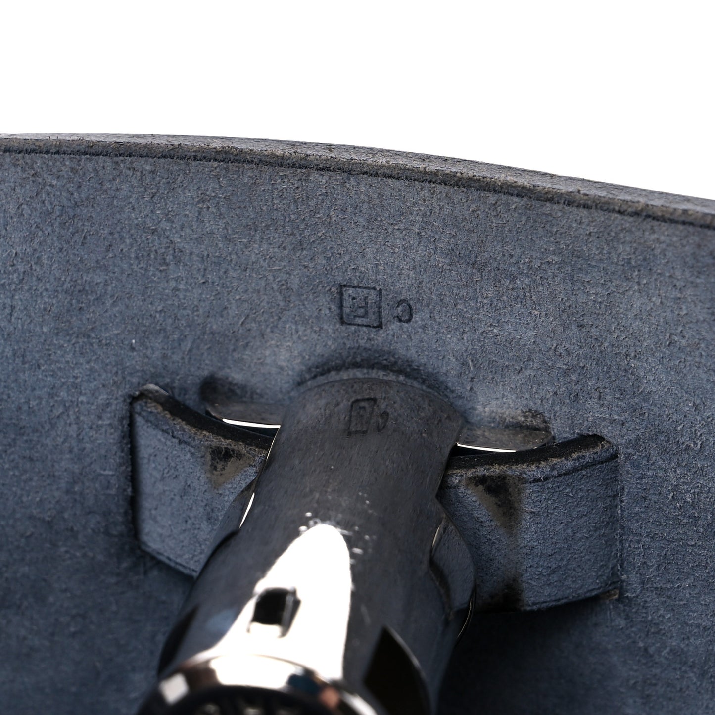 Toile Vache Calfskin Herbag 40 GM Navy Bleu