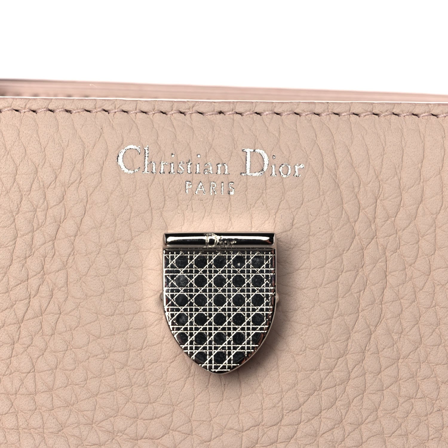 Christian Dior Grained Calfskin Mini Diorever Flap Rose Poudre 9 of 11