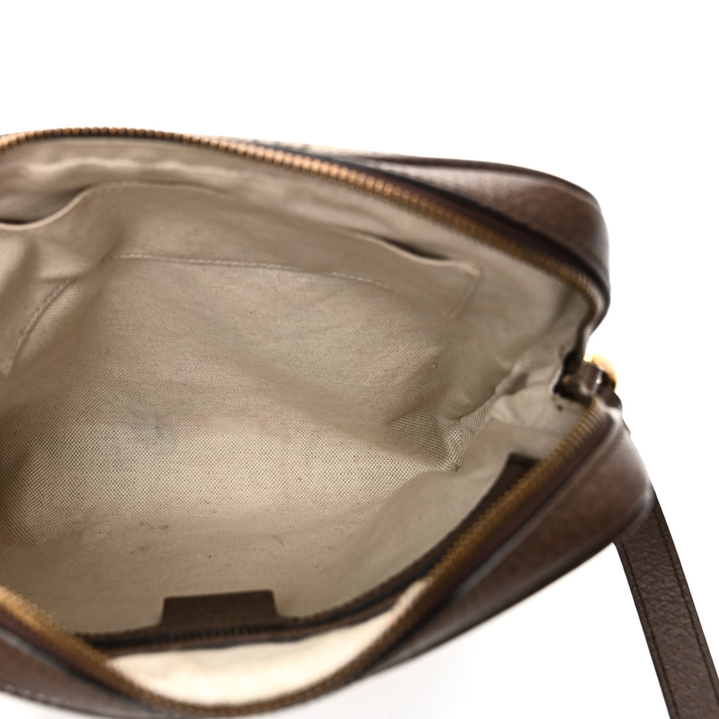 GG Supreme Monogram Web Small Ophidia Messenger Bag Brown