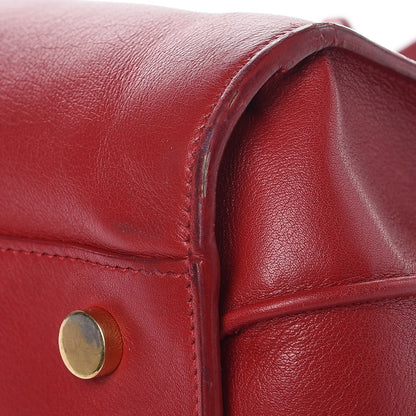 Saint Laurent Calfskin Small Sac De Jour Lipstick Red 13 of 19